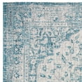thumbnail image 5 of SAFAVIEH Courtyard Kebo Traditional Indoor/Outdoor Area Rug, 8' x 10', Teal/Cream, 5 of 7