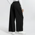 thumbnail image 6 of Chiccall Womens Wide Leg Pants Casual High Waisted Baggy Pants Loose Flowy Pleated Lounge Trousers, 6 of 7