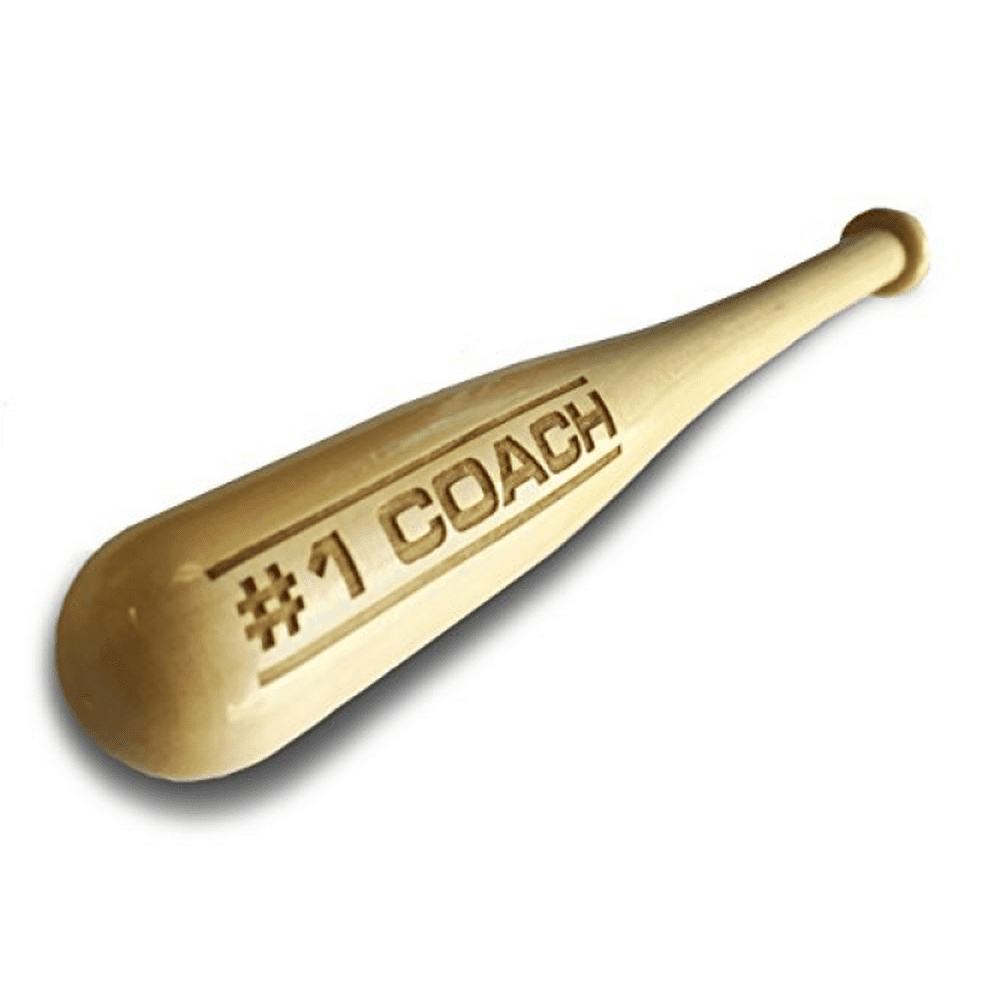 Toy Wooden Baseball Bat with 1 Coach Engraving Custom Personalized