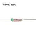 thumbnail image 3 of Fusible térmico de corte de temperatura de 227 Celsius Uxcell 250V 10A 10 Pcs, 3 of 5