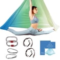 thumbnail image 1 of Hamaca y Columpio de Telas Aéreas para Yoga en Casa, Ejercicios de Inversión, Kit Inicial para Todos los Niveles - Duradero con Correas de Extensión, Mosquetones y Guía de Posturas, 1 of 4