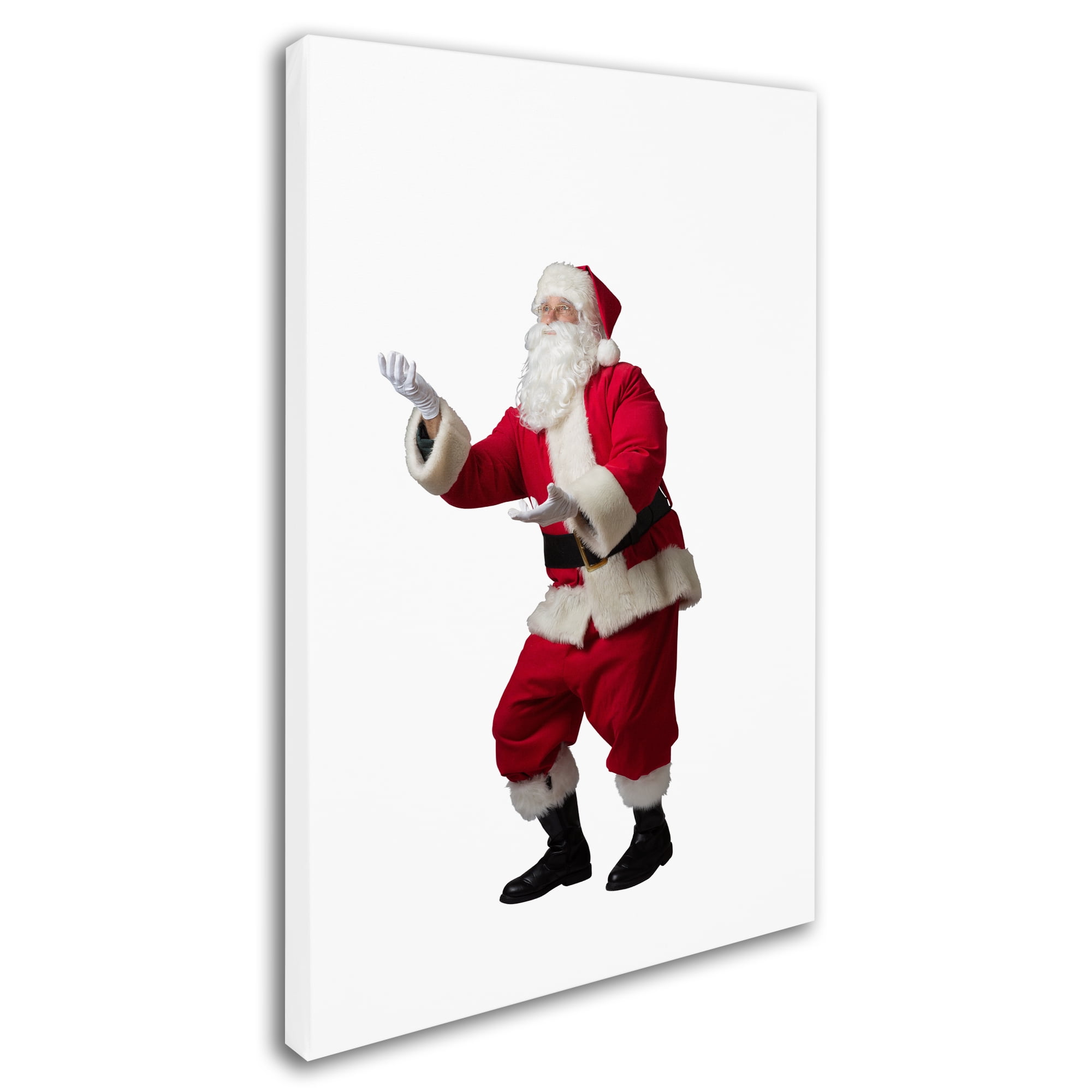 Trademark Fine Art 'Santa-juggling-12106' Canvas Art by Ed Wheeler