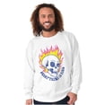thumbnail image 5 of Everything is Fine Flaming Skull Sweatshirt for Men or Women Brisco Brands X, 5 of 5