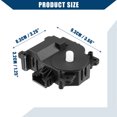 thumbnail image 5 of Unique Bargains 1 Pcs 87106-06060 604-947 Inner HVAC Heater Blend Door Actuator for Toyota Camry 1997-2001 Black, 5 of 7