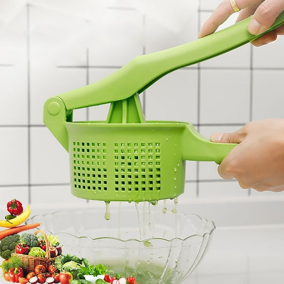 Potato And Masher, Manual Mashed Fruit Masher, Manual Fruit Juicer Aluminum Steamer Juicer for Canning Juicer Small Stainless Steel Juicer Juicer Cold Masticating