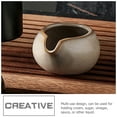 thumbnail image 4 of 2Pcs Japanese Style Creamer Pitcher Coffee Milk Creamer Pitcher Ceramic Gravy Boat Sauce Boat, 4 of 5