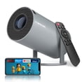 thumbnail image 1 of Magcubic Proyector 4K 1080P Compatible con WiFi y Bluetooth, Miniproyector Portátil, Llavero Automático, Cine en Casa Giratorio 180°, HY300 Pro 2025 Mejorado, 1 of 10