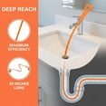 thumbnail image 2 of 3-pack 25-inch unblocker set - with handle, effectively removes hair and other blockages, suitable for toilets, kitchen sinks, bathtubs, and drains, 2 of 4