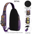 thumbnail image 3 of Ethnic Floral Sling Backpack – Chic Boho Crossbody Daypack, Lightweight Anti-Theft Travel Bag with Adjustable Strap & Multiple Compartments, 3 of 6