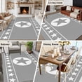 thumbnail image 5 of Large Area Rugs for Living Room Bedroom, Western Star Ethnic 6'x9' Rug Washable Carpet Runner Indoor Outdoor, Grey Texas Ethnic Stars Tribal Art Non Slip Floor Mats Rug for Kitchen, Playroom, 5 of 8