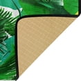 thumbnail image 6 of SKYSONIC 39x20 Inch Area Rug Tropical Palm Leaves Door Mat Washable Non-Slip Throw Floor Carpet, 6 of 7