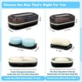 thumbnail image 2 of Solid Shampoo Bar Holder, Large Bar Soap Holder, Travel Soap Container, Soap Box with Draining Layer, Soap Case for Bathroom, Traveling, Gym, Camping (Black Style-1-Large), 2 of 14