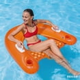 thumbnail image 6 of CozyFiel Inflatable Sit N Float Pool Lounge, Floating Chair with Cup Holders and Handles, Water Float, 6 of 9