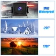 thumbnail image 5 of TSV 1080P Backup Camera with Monitor, Waterproof Rear View Camera with Night Vision, 150° Viewing Angle, 5 of 9