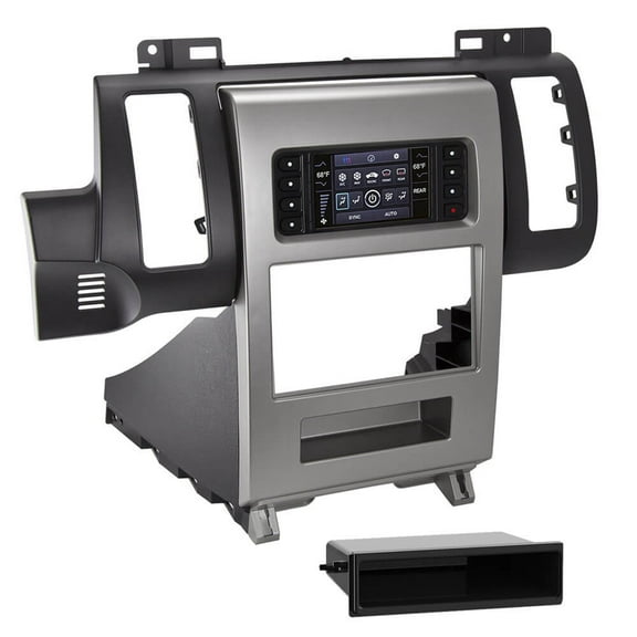 Metra 99-5842B Black Single/Double DIN Dash Kit for Select 2008-2012 Ford Flex