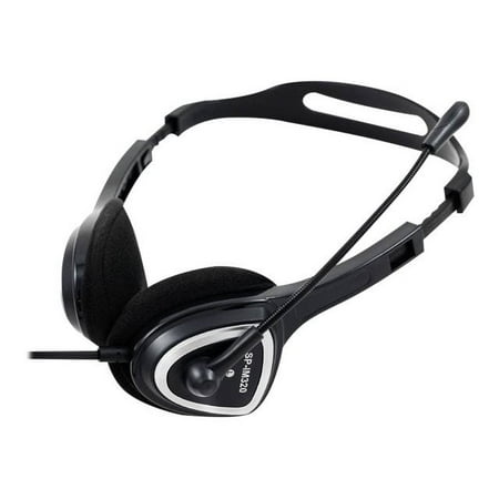 UPC: 0878294017024 | iMicro SP-IM320 – Headset – on-ear – wired – USB-A – black
