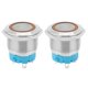 thumbnail image 2 of 2PCS 4 Pin Self Locking Push Button Switch with Ring Light 22mm IP65 for Ship Car Modification(Yellow 220VAC), 2 of 5