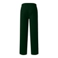 thumbnail image 5 of Cethrio Boys Sweatpants, Open Bottom Drawstring Relaxed Fit Casual Athletic Pants Green Size 6-7, 5 of 5