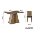 thumbnail image 3 of Juego de Comedor con Mesa y 4 Sillas Madesa Marilyn MCN, 3 of 5