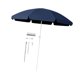 thumbnail image 4 of Sombrilla pequeña para patio, sombrilla de jardín, 1,7 m con varillas resistentes, toldo portátil premium para picnic al aire libre, para parques y azul, 4 of 8