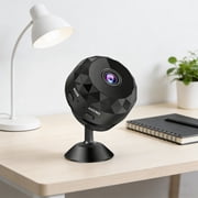 ZYXWVU Indoor Security Camera 1080P WiFi Dome Pet Cam App Control Motion Detection Home Surveillance Camera For Baby Kid Pet Monitor Black