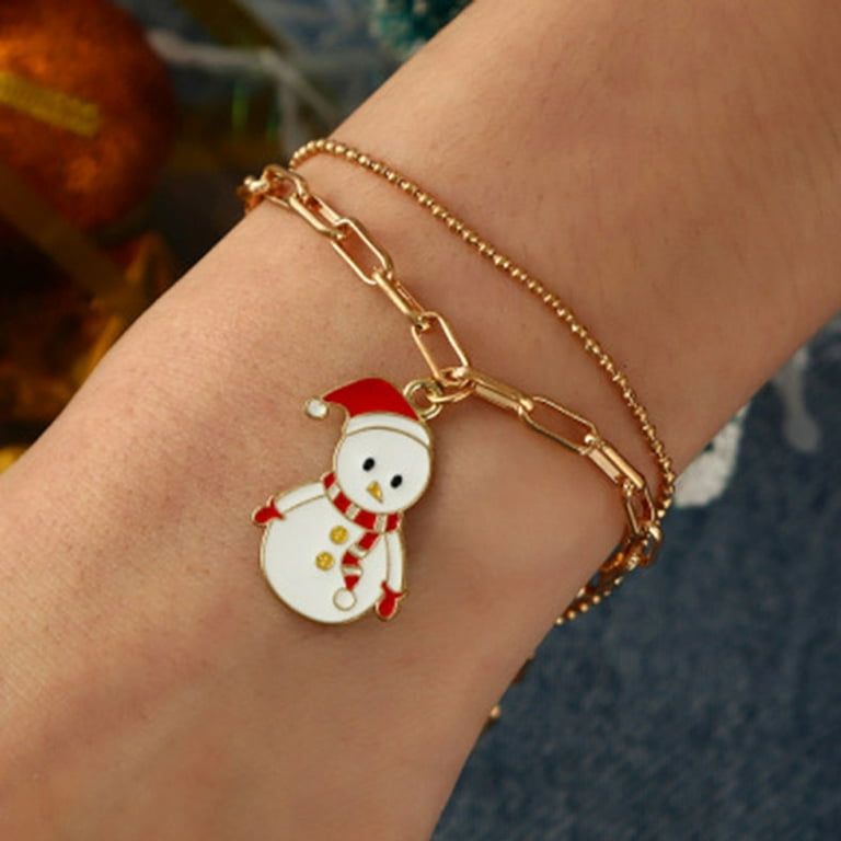 Christmas Bracelet Women Girls，Christmas Bracelets，New Year Gifts Jewelry