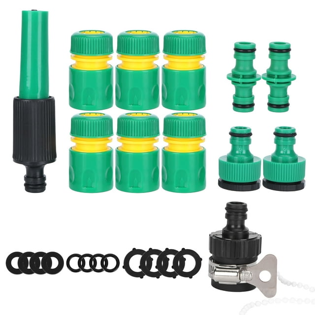 Bienvenido 24 Unids/set Conector de La Manguera Conjunto de Montaje de Riego de Jardín Lavado de Coches G1/2 Pulverizador de Agua Kit