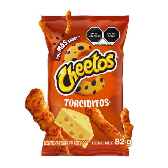Botana Cheetos Torciditos sabor queso y chile 82 g