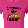 thumbnail image 4 of Inktastic Congrats My Aunt Graduated with Cap Women's T-Shirt, 4 of 5