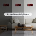 thumbnail image 4 of Reloj de pared digital LED XUANZIT con pantalla grande - rojo, 4 of 7