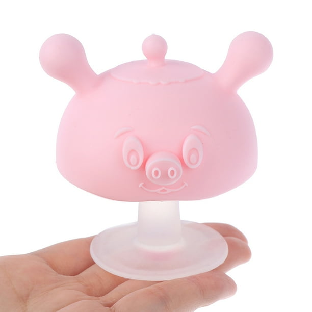 Buytra Baby Silicone Teethers Cartoon Mushroom Teething Multifunction