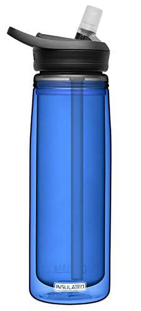 CamelBak eddy+ Water Bottle with Tritan Renew – Straw Top 20oz, True Blue 
