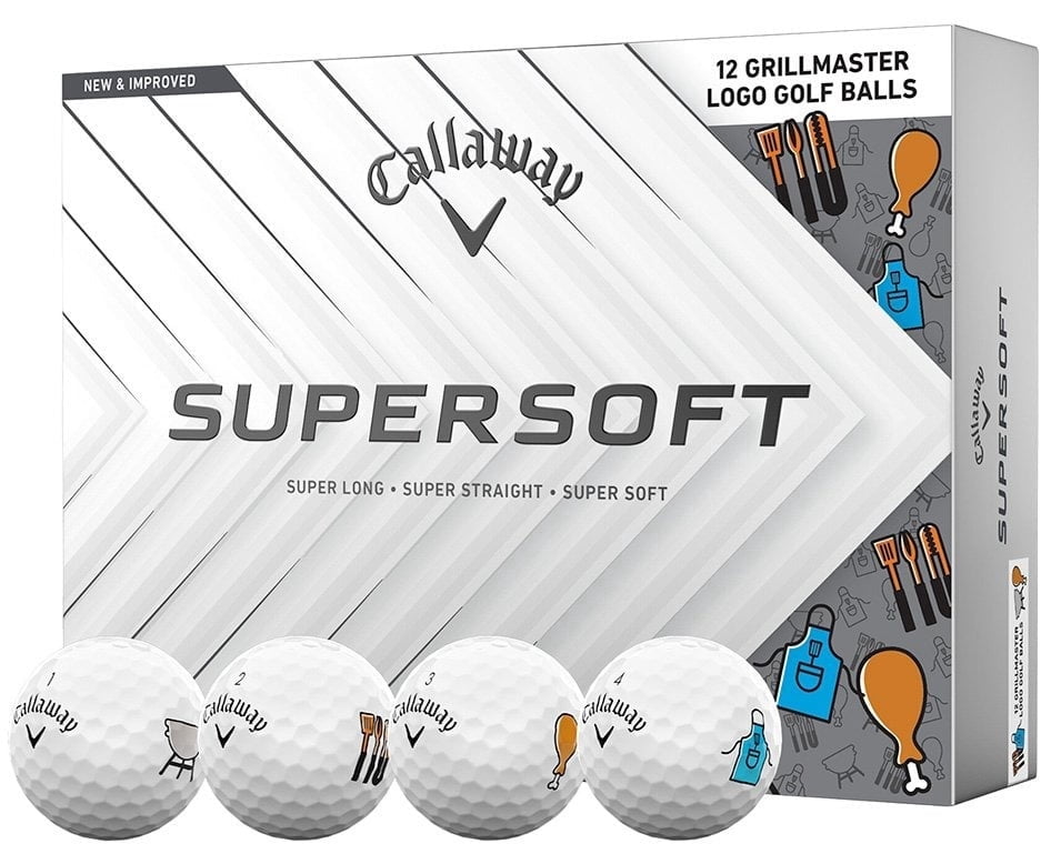 Callaway Supersoft Grill Master Golf Balls [12-Ball] 1-Dozen White
