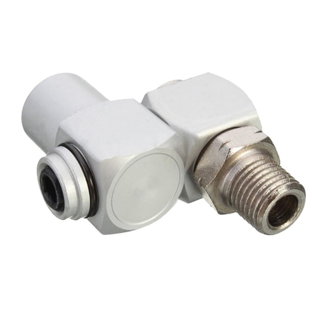 Universal 360 degree Giratorio 1/4 "manguera de Aire Giratoria Adaptador de Conector Herramienta Neumática