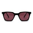 thumbnail image 1 of Stoner Pop Color Lens Hipster Thin Horn Rim Rectangular Sunglasses Black Purple, 1 of 4