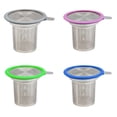 thumbnail image 1 of Refresh by Evergreen 4 Piece Stainless Steel Tea Infuser Set, 1 of 8
