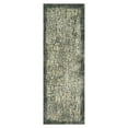 thumbnail image 3 of Nanan, 2x6 Area Rug, Modern Abstract Area Rug - Non-Slip, Stain Resistant Low-Pile Carpet for Living Room Bedroom Dining Room Office, Soft Durable Indoor Floor Rug, Green, 3 of 7
