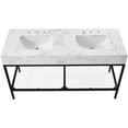 thumbnail image 5 of Meridian Furniture Marmo White Engineered Stone Bathroom Vanity, 5 of 9