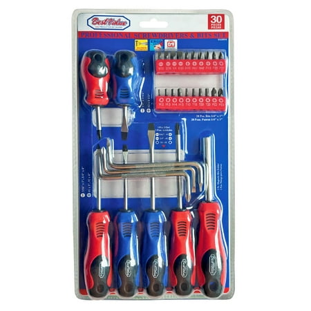 Best Value H420558 Phillip Slotted Torx Screwdriver and Bit with Magnetic Tips 30-Piece