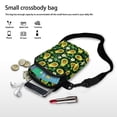 thumbnail image 7 of HELLHERO Avocado pattern design Leakproof Polyester Sling Bag Adults 4.33x1.97x7.09 Love, 7 of 7