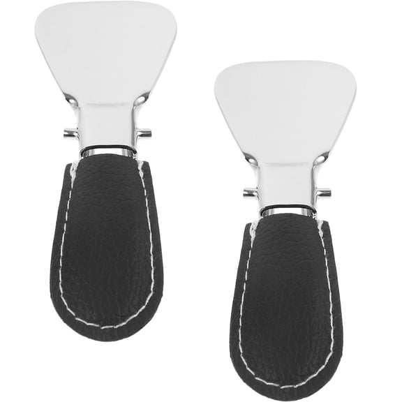 Raindrops Retractable Shoe Horn Stainless Steel 2Pcs For Adult Senior