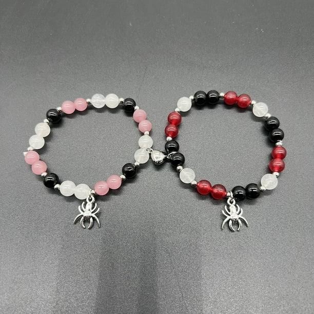 Joyas y relojes, accesorios, joyería, pulseras, pulseras, pulseras magnéticas de corazón con cuentas naturales para hombres y mujeres, joyería elástica, pulsera, pulsera