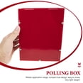 thumbnail image 3 of Portable Ballot Box Acrylic Voting Case Smooth Edges Voting Box with Lock, 3 of 9