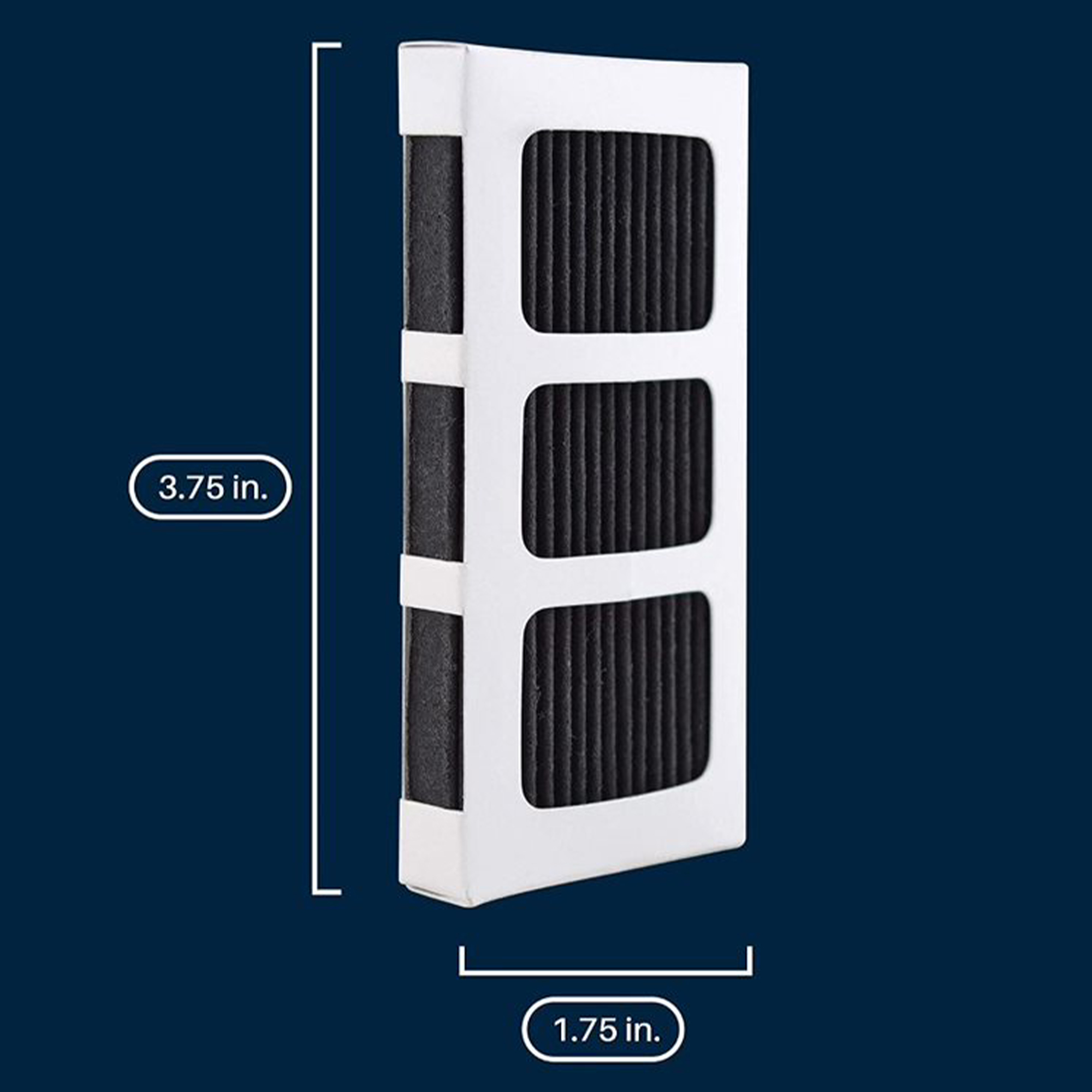 SpiroPure SP-FRAIR2-6PK Refrigerator Replacement Air Filters (6 Pack)