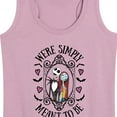 thumbnail image 3 of The Nightmare Before Christmas - We're Simply Meant To Be - Women's Racerback Tank Top, 3 of 5
