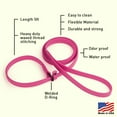 thumbnail image 3 of Dogline  - Biothane Slip Dog Leash - for Small, Medium and Large Dogs - Odor Free Slip Lead, Heavy Duty and Durable Material Kennel Lead (Neon Pink: Width 5/8" | L: 60"(5ft)), 3 of 8