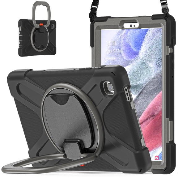 For Samsung Galaxy Tab A7 Lite T220 / T225 Silicone   PC Protective Case with Holder & Shoulder
