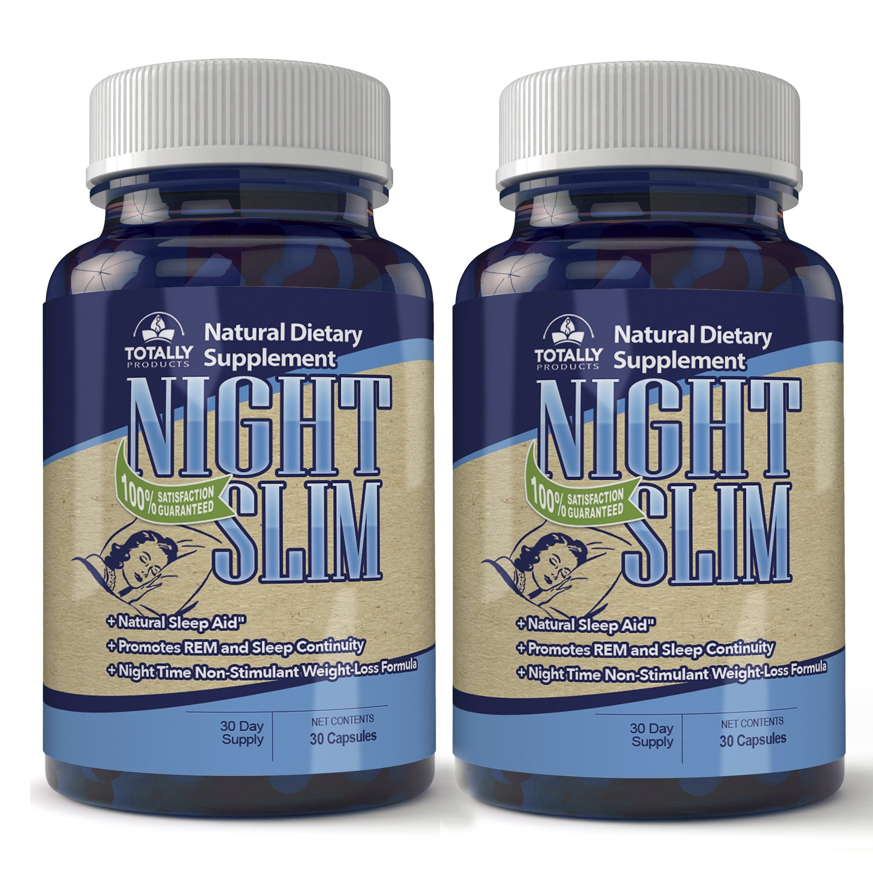 Totally Products Night Slim Weight Loss Pill (60 Day Supply) Walmart
