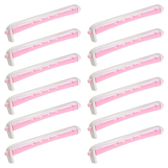 HEMOTON 12pcs Curling Perm Rods for Women Portable Hair Rollers and Hair Perm Tools