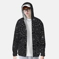 thumbnail image 2 of Kdxio Spider Web Black Print Women Men Sun Protection UPF 50+ Jackets Zip Up Long Sleeve Hoodie Hiking Lightweight with Pockets, 2 of 7